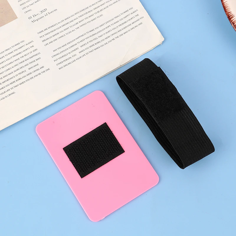 

New Grafted Eyelash Show Board Eyelash Extension Hand Plate Lash Holder Eyelash Extension Pallet with Adjustable Wrist Strap