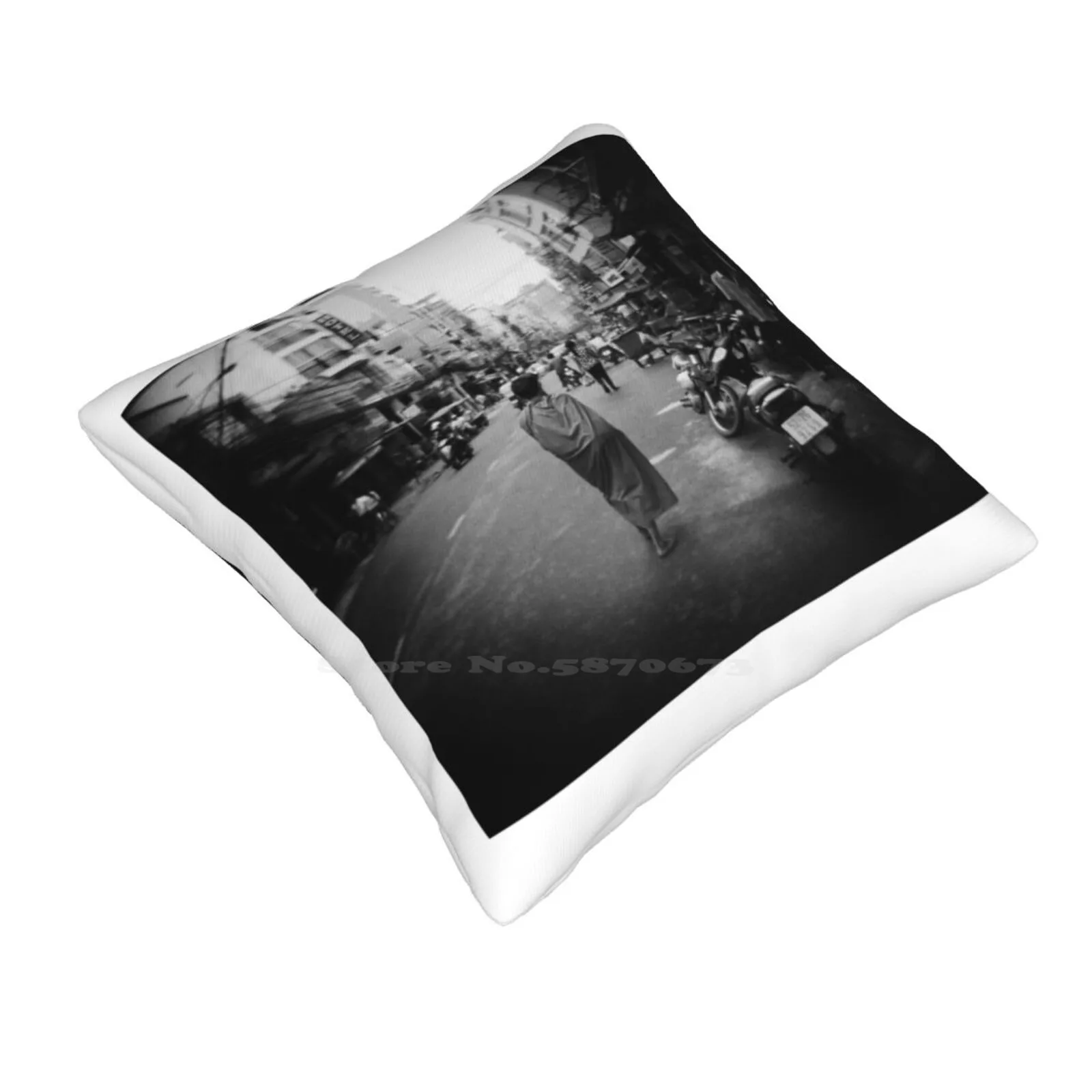 Monk Saigon Vietnam Soft Comfortable Pillowcase Holga Film Toy Camera Saigon Vietnam