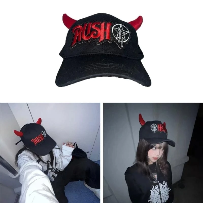 

652F Hiphop Baseball Hat for Adult Teens Casual Party Hat Stage Headwear Baseball Hat Street Baseball Hat Headpieces