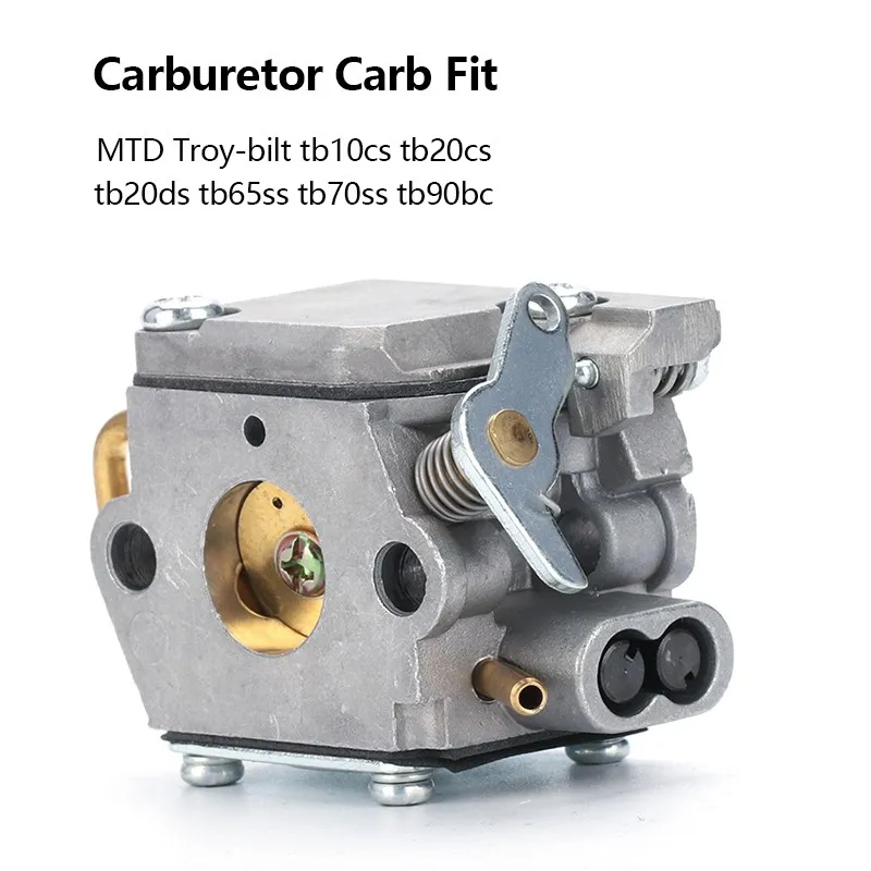 Imagem -03 - Carburador Carb Kit para Mtd Substituição do Aparador Peças de Ferramentas de Jardim Troy Bilt Tb10cs Tb20cs Tb20ds Tb65ss Tb70ss Tb90bc