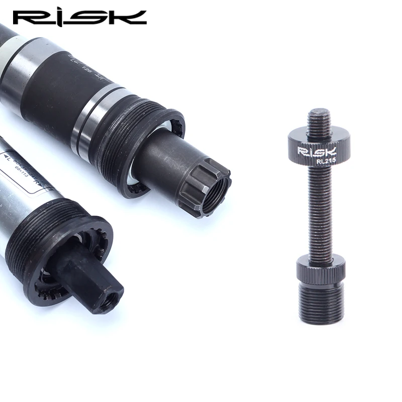 RISK Bike Bicycle Square and Spline Axis BB Bottom Bracket Anti Drop Auxiliary Removal Disassembly Repair Tool Fixing Rod