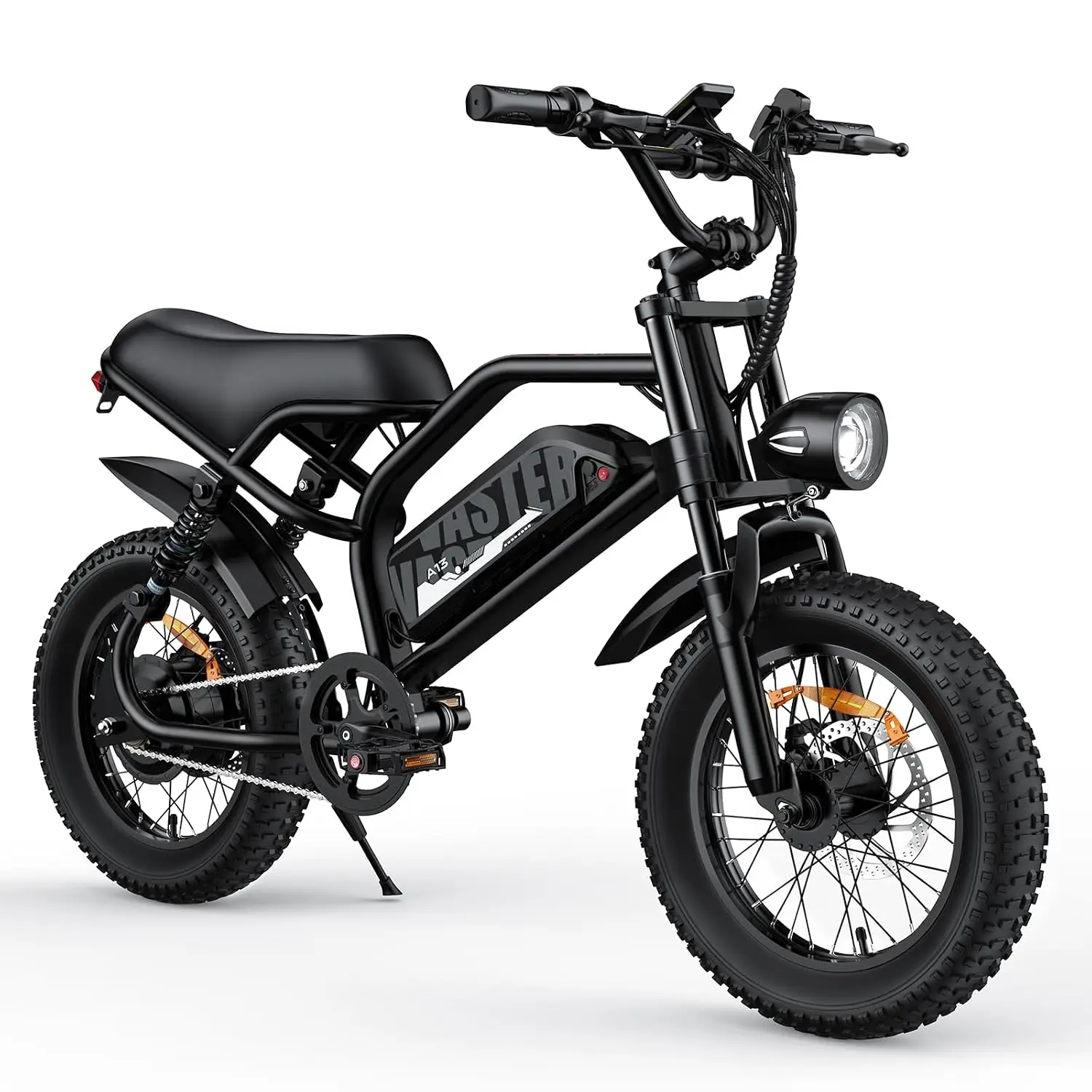 16" Fat Tire Electric Bike 500W Motor Removable Battery 20MPH 35 Miles Adults Teens Riding Commuting, Customized