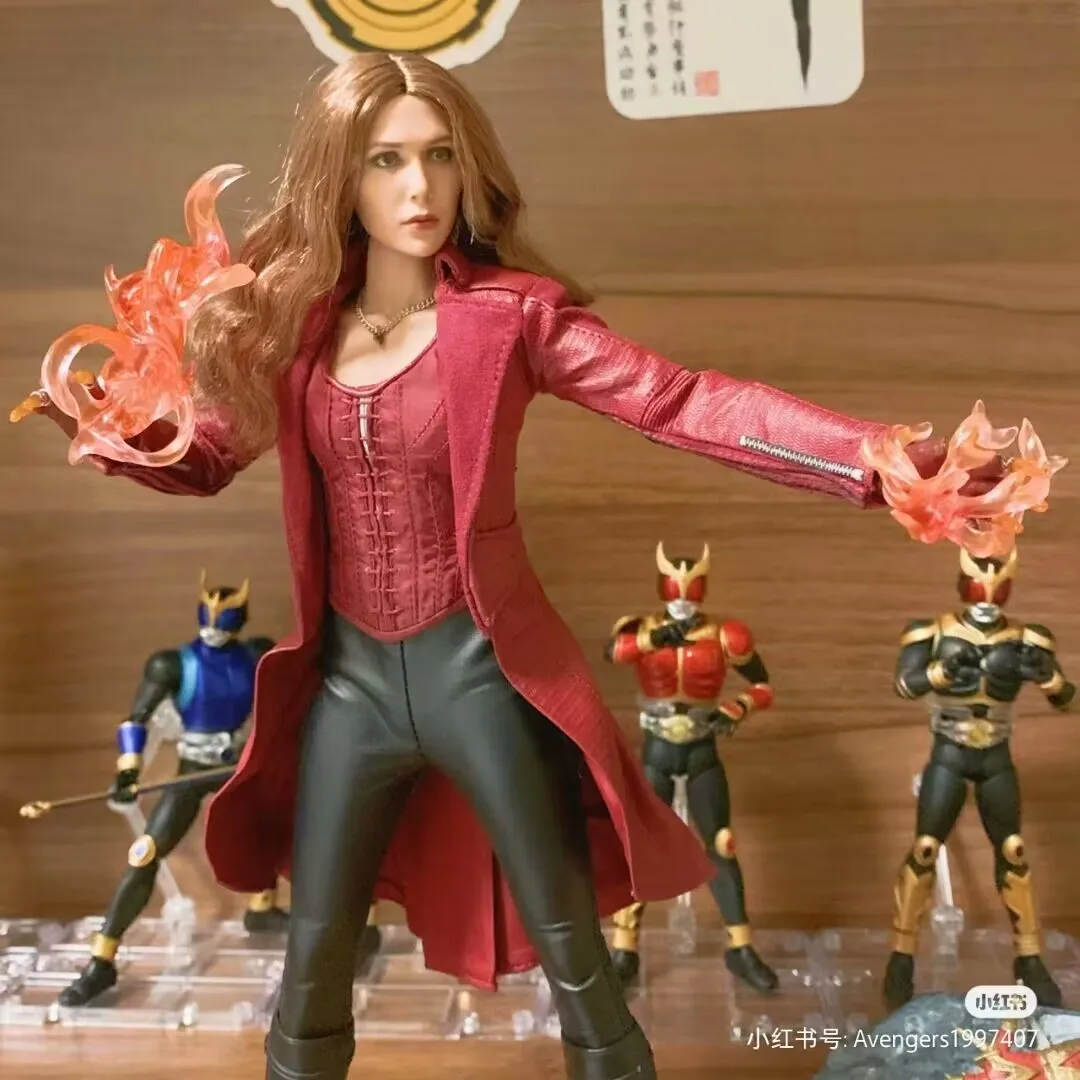 In Stock Hottoys Ht 1/6 Mms370 Captain America 3 Civil War Scarlet Witch 3.0 Action Figure Toy Model Collection Hobbies Gifts