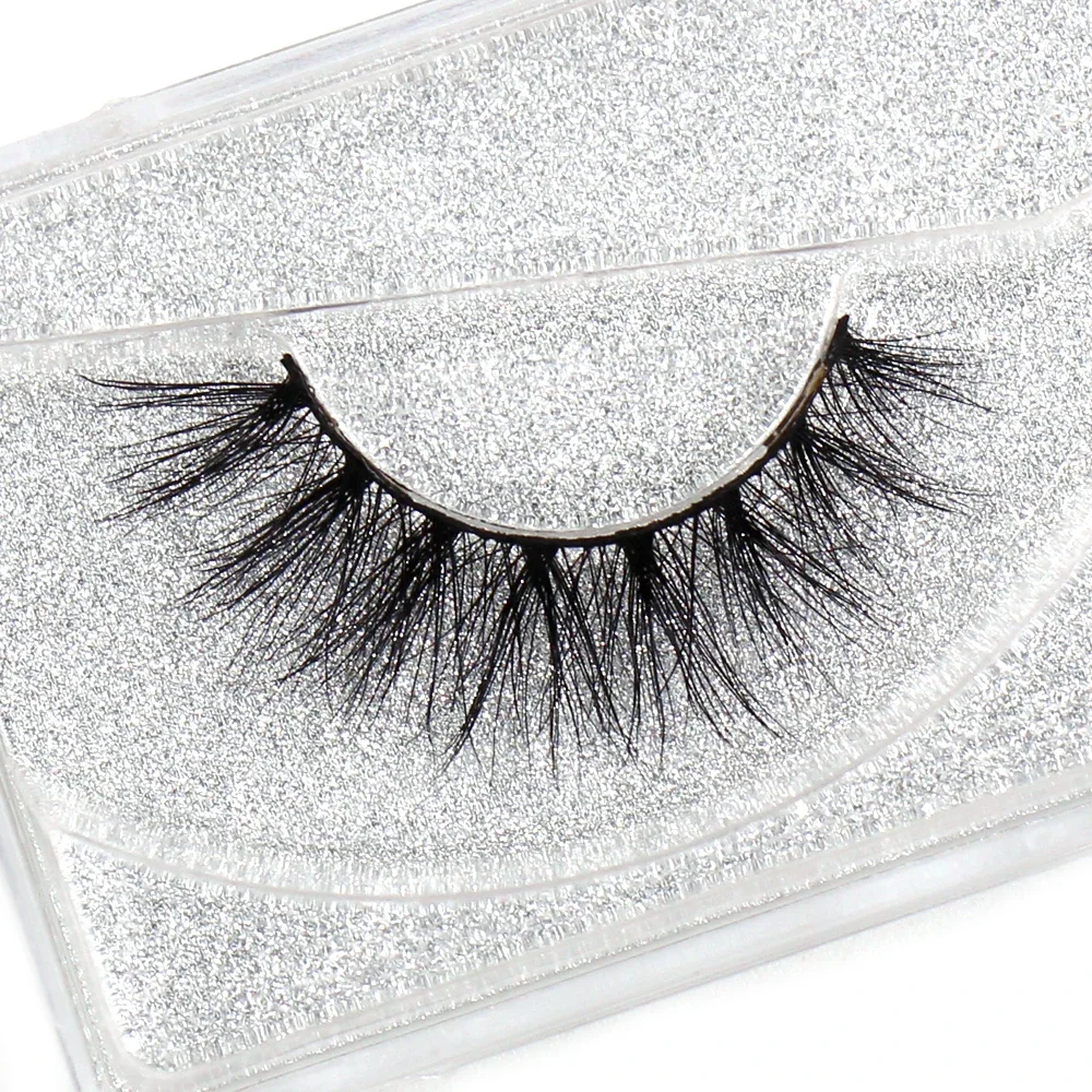 AMAOLASH False Eyelashes Lashes Crisscross High Volume Natural Long Free Mink Eyelashes Eyelash Extension Popular Lashes A04