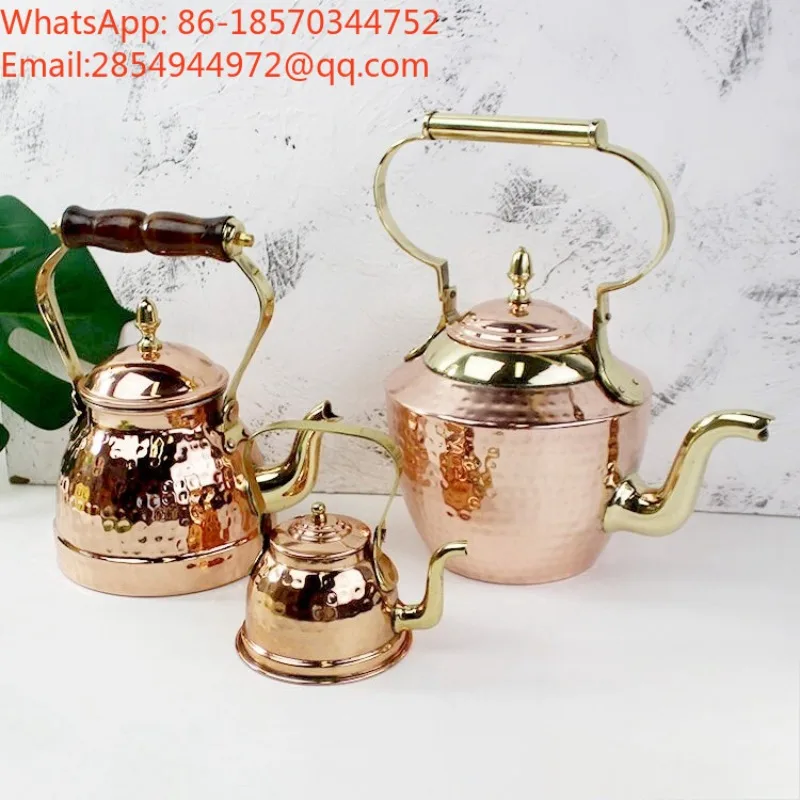Brass Tableware, Teapot, Kettle, East Bar, Cafe, Copper Art Soft Decoration