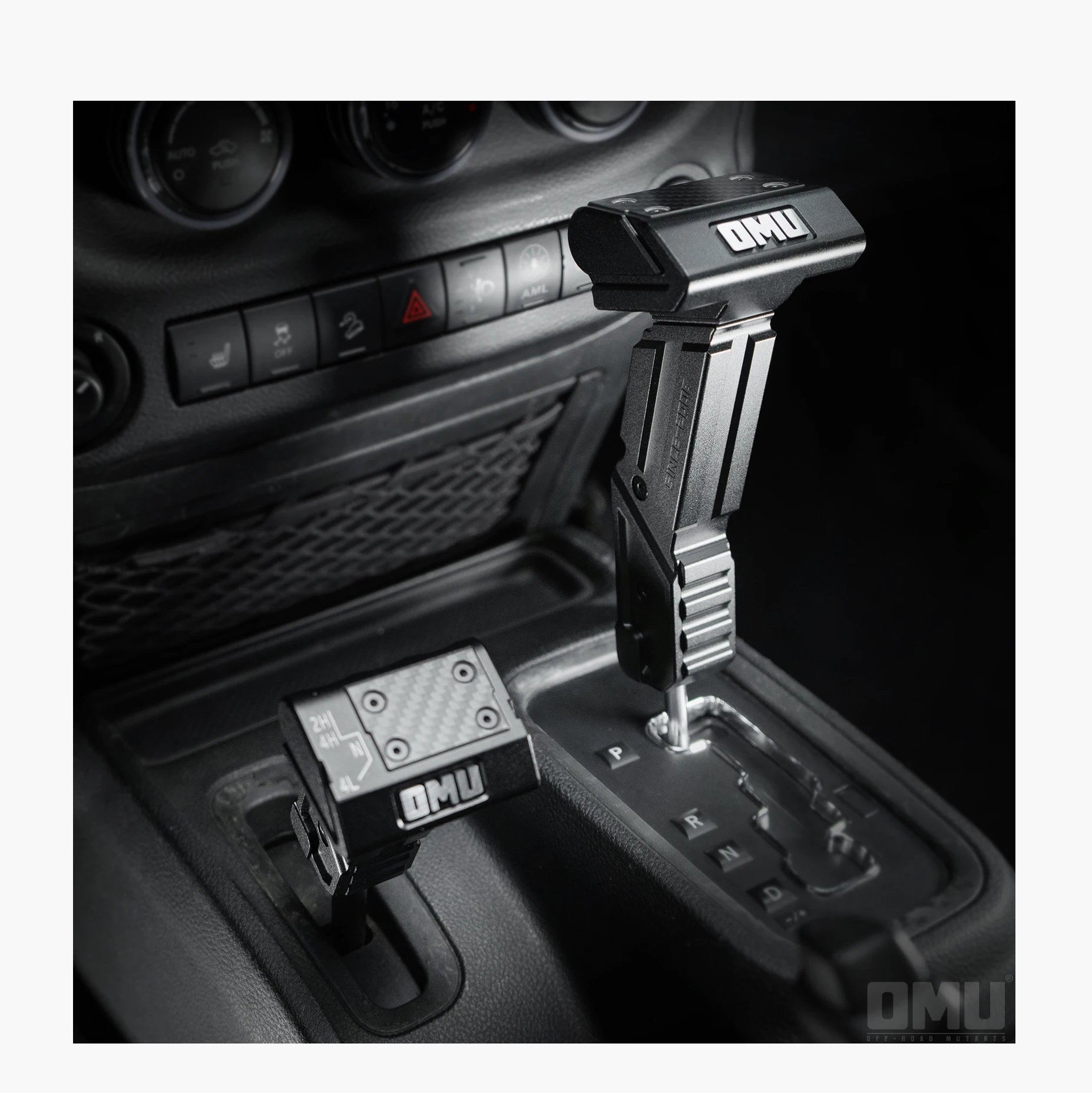 

OMU Aluminum& Carbon Fiber Gear Shifter Knob For Jeep Wrangler JK(2011-2017) Accessories Maiker Manufacturer