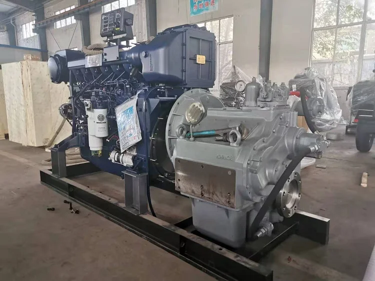 Sales Promotion 500hp Marine Diesel Engine With Gearbox WP12C500-21