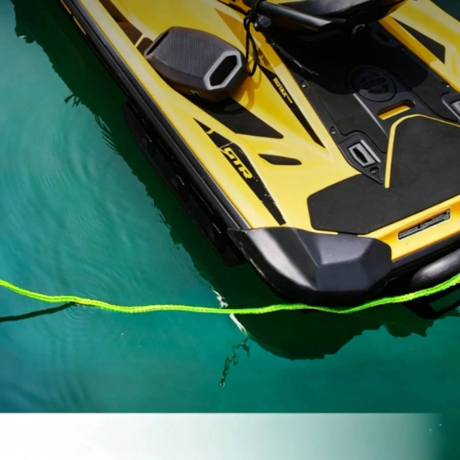 

Polyethylene Tow Rope Neon Neon Green-Yellow Braided Tow Rope Strap with Hooks High-Visibility Water Gear Heavy Duty