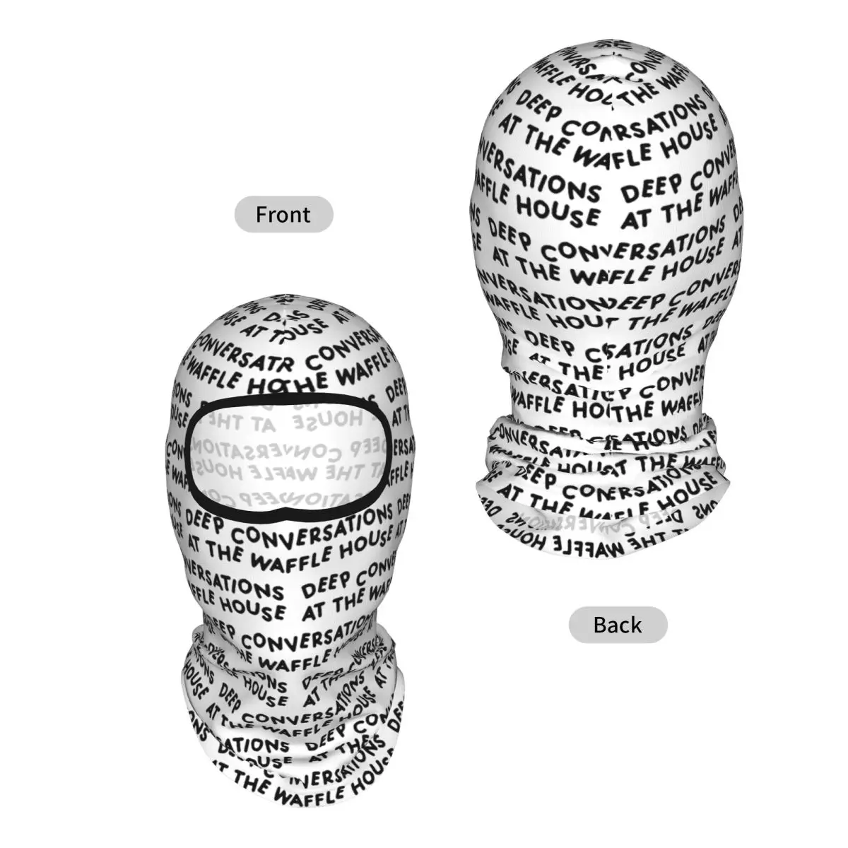 Waffle House Jonas Brothers Breathable Thin Balaclava Full Face Mask Sun Protection Neck Gaiter For Motorcycle Fishing Outdoor