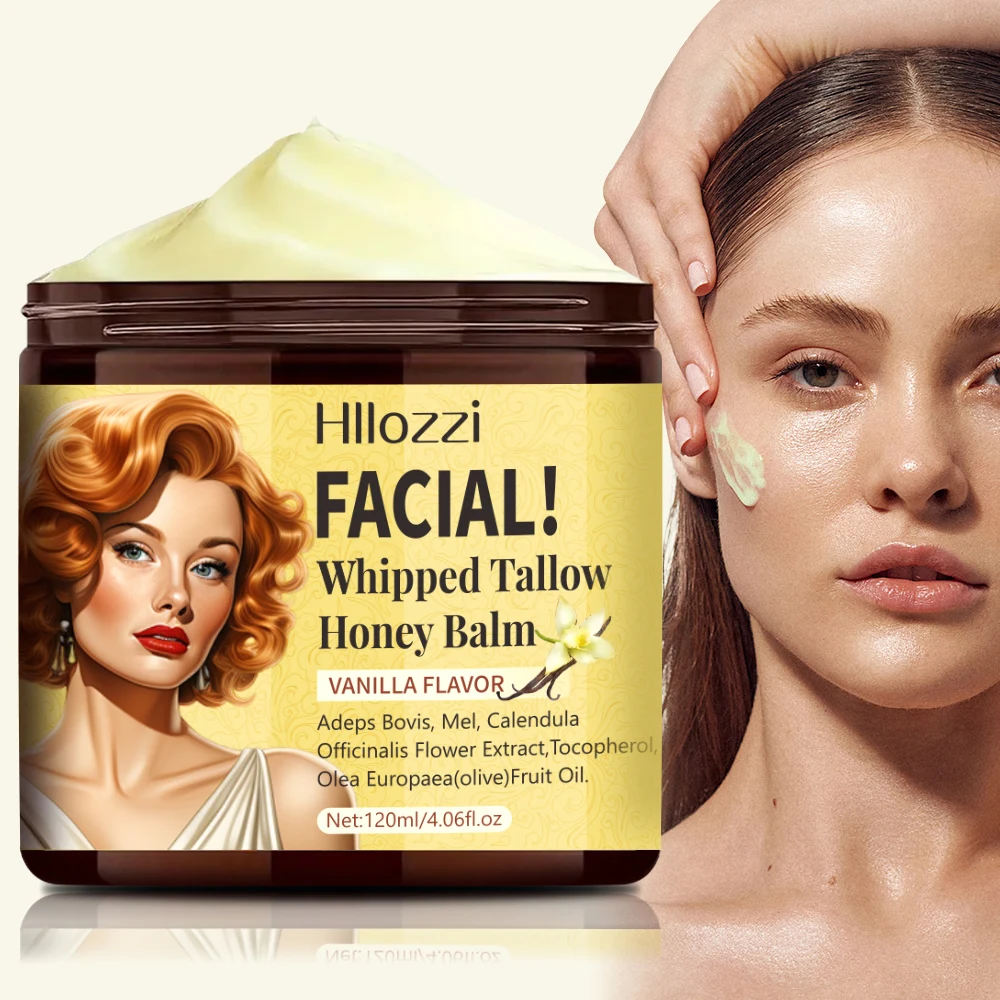 

Vanilla/ Lavender Grass-Fed Tallow Skincare - Face + Body - Whipped Moisturizer for Sensitive Skin - Natural Lotion, 4.06 fl oz.