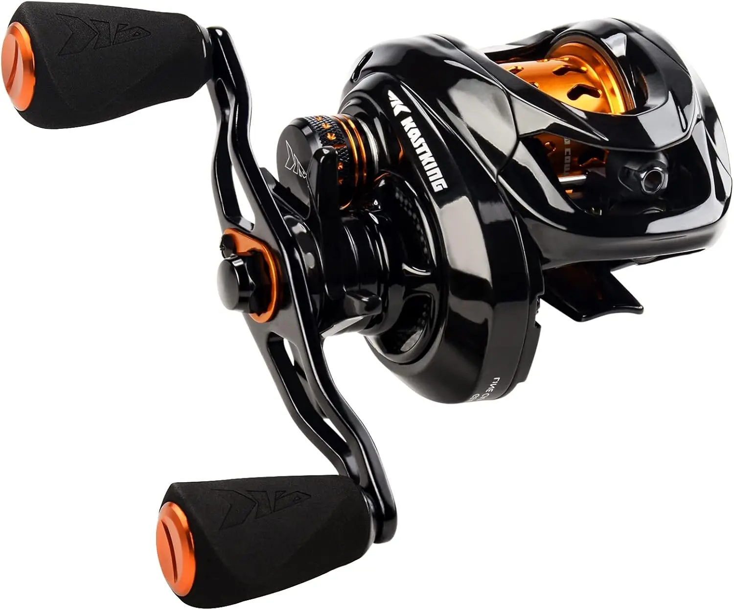 

Carbon Fiber Fishing Reel - Drag Clicker Version, 7.2:1 Gear Ratio Fishing Reel - 5.6oz Lightweight Bait Finesse System
