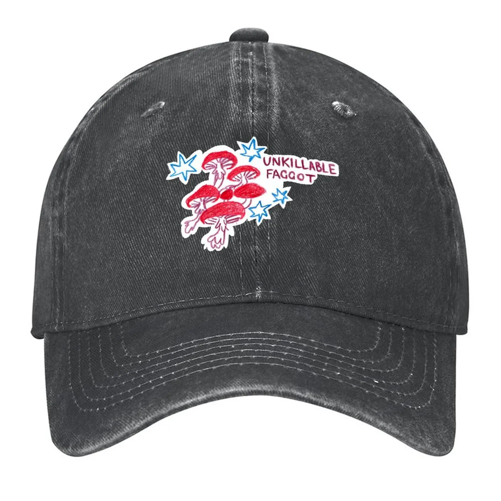 

unkillable f*ggot Baseball Cap Trucker Hat Sun Hat For Children black Military Cap Man Boy Child Women's