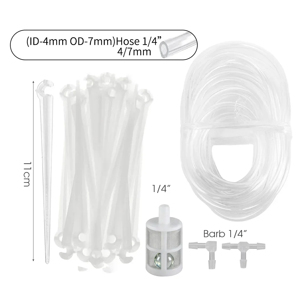Premium Garden Drip Irrigation Kit with Regulating Valve for Potted Plants 4 7mm Hose Water Saving Micro Dripper Greenhouse Use