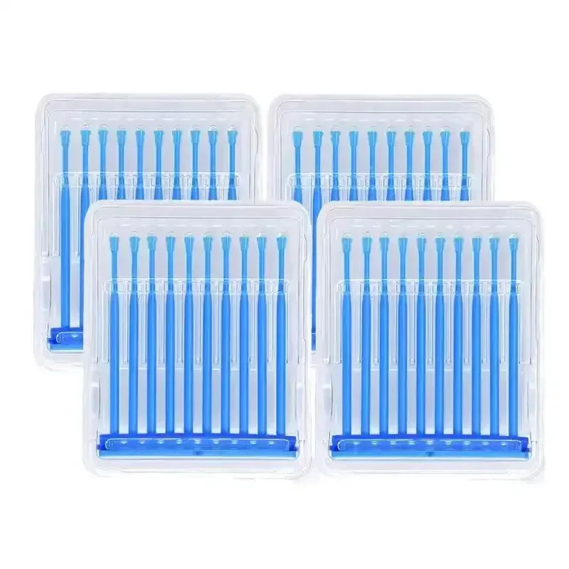 20pcs Dental Adhesive Tip Applicator for Tooth Crown Porcelain Veneer Disposable Health Care Dental Sticks Brush Dental Material