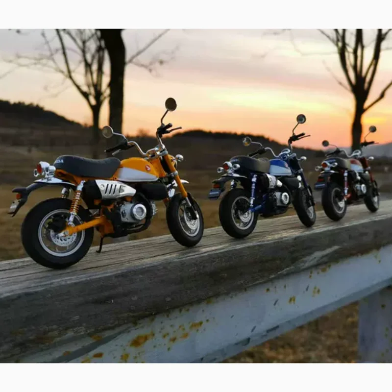 Diecast 1:12 Super Cub Alloy Scooter motorcycle Model Simulation Toy Desktop Collection Gift Static Display
