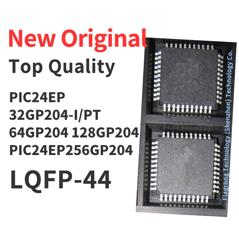 1 Piece PIC24EP32GP204 PIC24EP64GP204 PIC24EP128GP204 PIC24EP256GP204 -I/PT TQFP-44 QFP Chip IC New Original