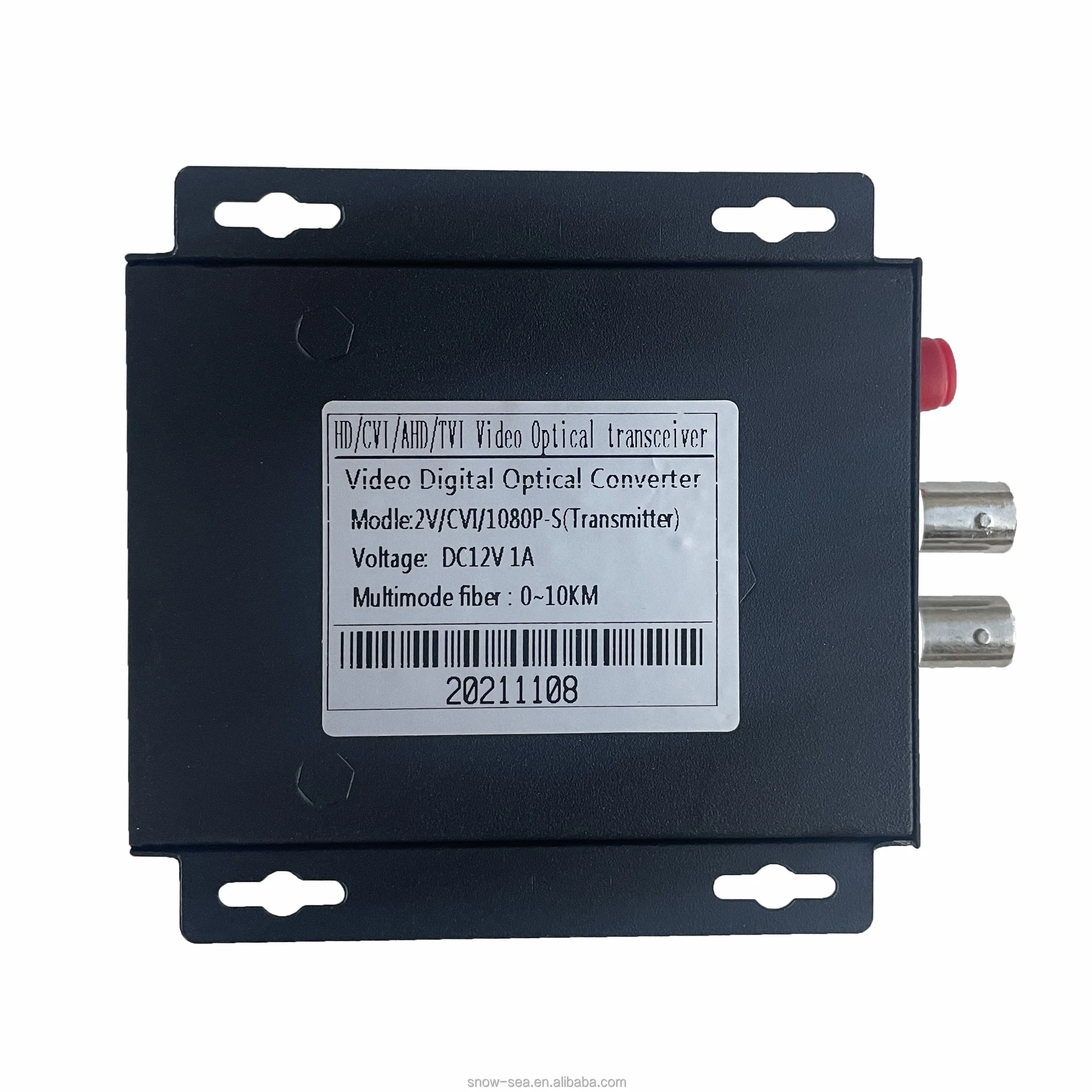 2 Channel Video CVI/TVI/AHD HD 1080P 2 Million Pixels BNC To Fiber Video Digital Optical Converter