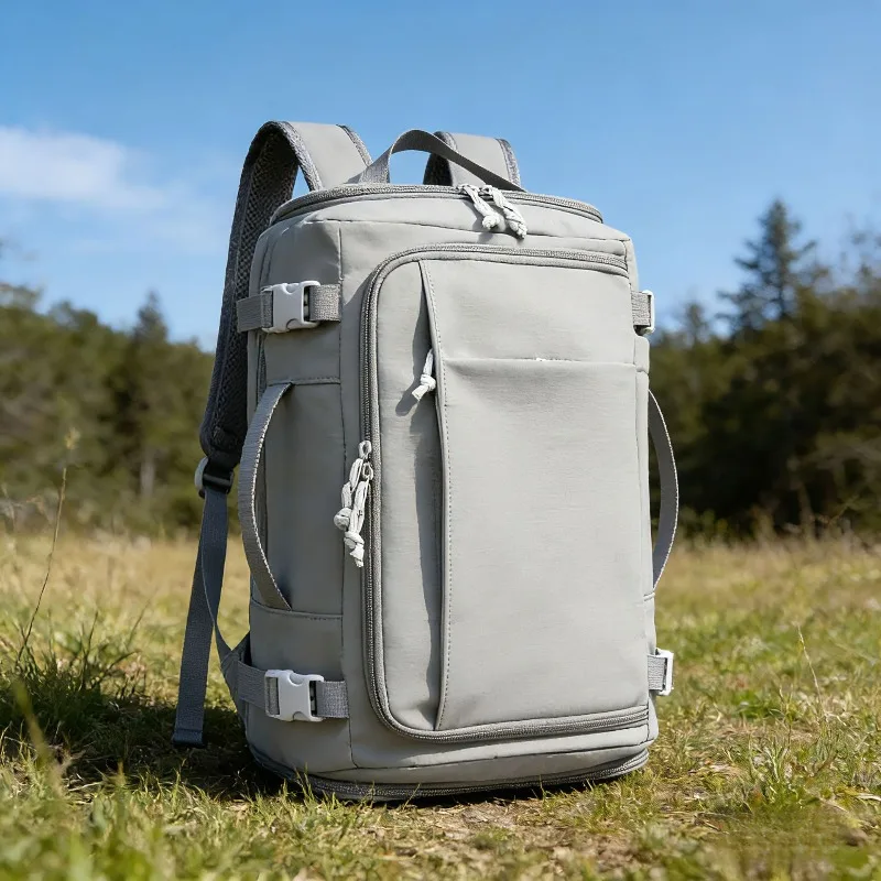 

Рюкзак-сумка мужская на одно плечо, легкий, дышащий, большой вместимости, для активного отдыха, с открытым верхом