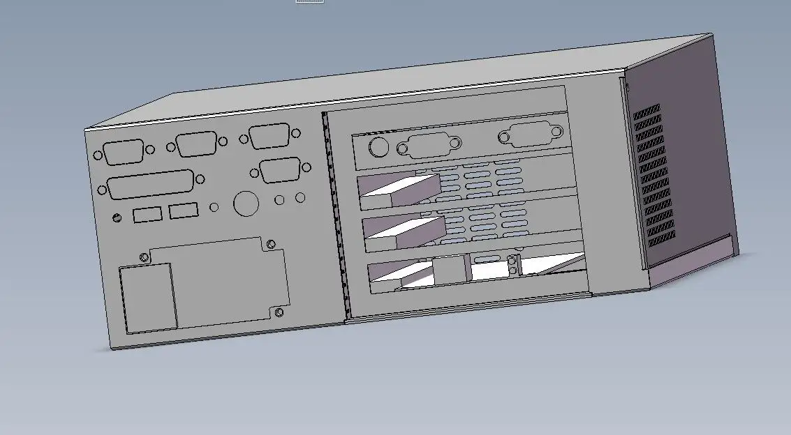 ASK-6104-FB2501 boîte PC ordinateur industriel hôte contrôleur carte mère avec carte mère FB-2501 1U alimentation PCA-6104 fond de panier