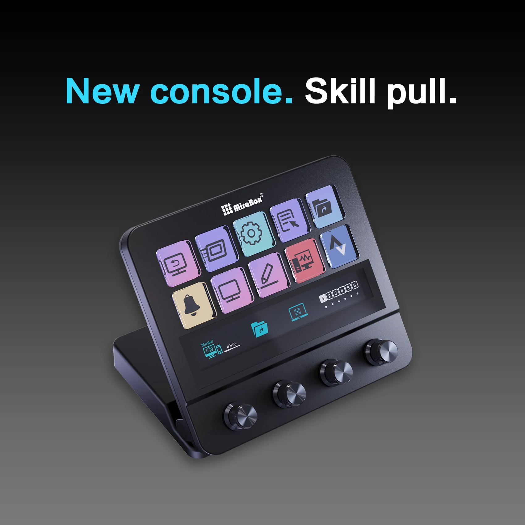 Mirabox N4 Stream deck 10 LCD Keys Button Live Console Mini Keypad