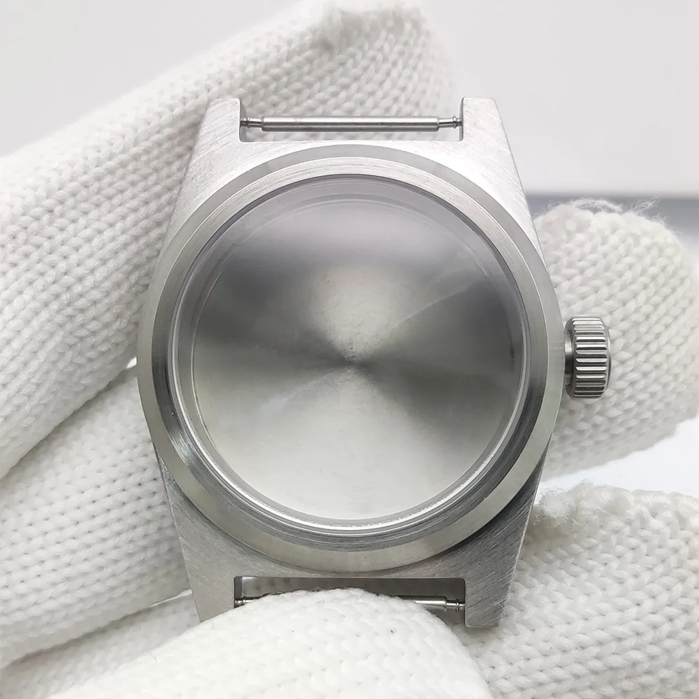 

Men's 38 mm Water Resistant Stainless Steel Diver's Case, Sapphire Glass NH35/NH36 Movement For 28.5MM Dial 20MM Strap