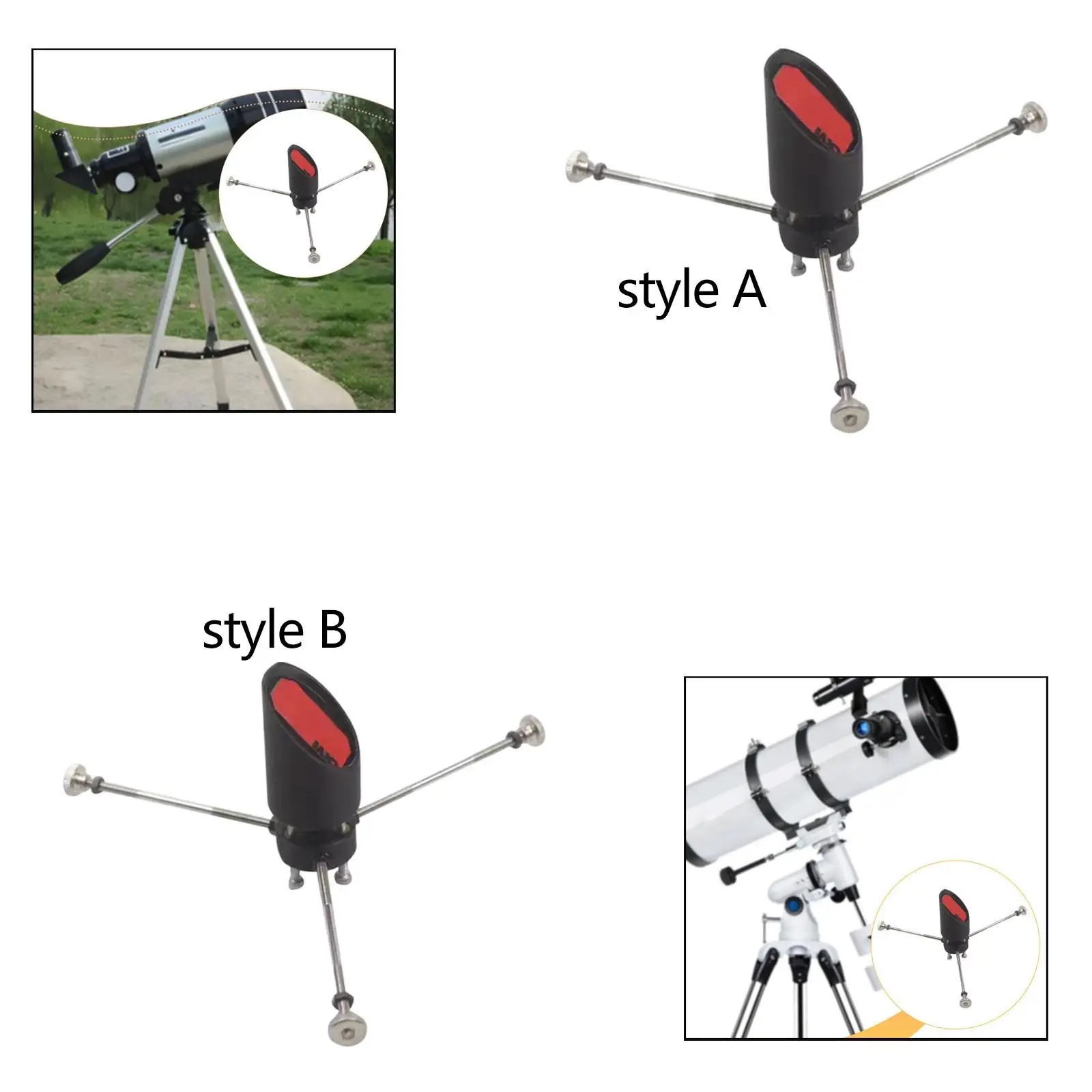 

Держатель вторичного зеркала для телескопа, полный комплект пластиковых кронштейнов для астрономического телескопа, адаптер для окуляра