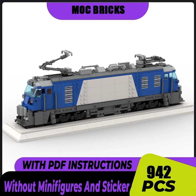 

Railway Train Model Model Moc Building Bricks HX locomotive Model Technology Modular Blocks Gifts Christmas Toys DIY Assembly