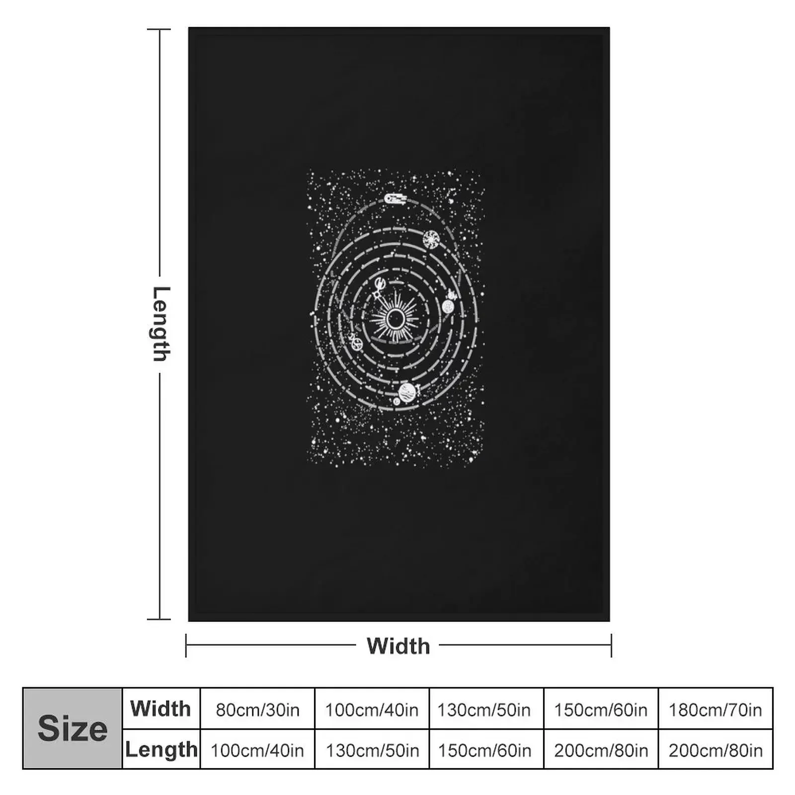 Outer Wilds Solar System Classic T-Shirt Throw Blanket Travel heavy to sleep Blankets