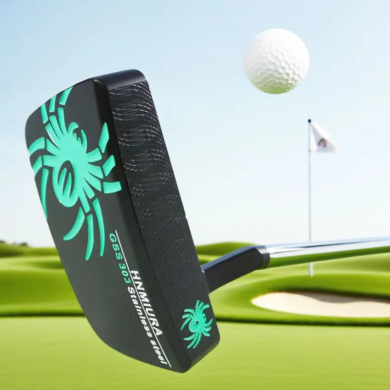 Клюшки для гольфа Черная клюшка для гольфа Широкая устойчивая клюшка для гольфа Стальные валы и головной убор для гольфа Длина 33/34/35