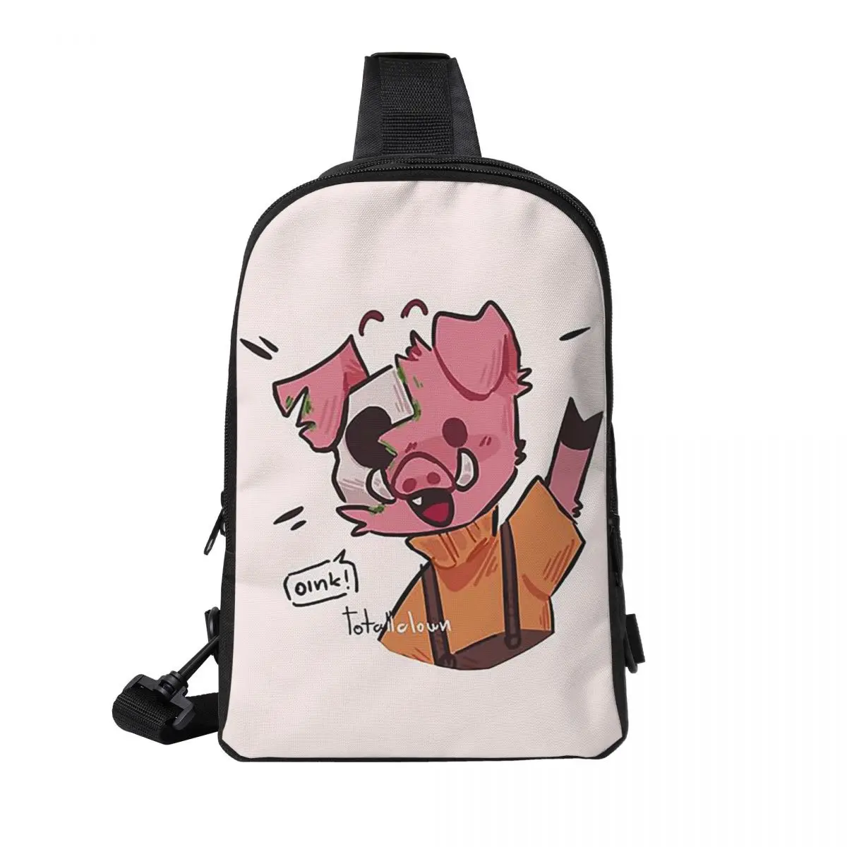 

Micheal! Dsmp Chest Bag Men Sling Crossbody Backpack Chest Bag Traveling Hiking Daypack Shoulder Bag