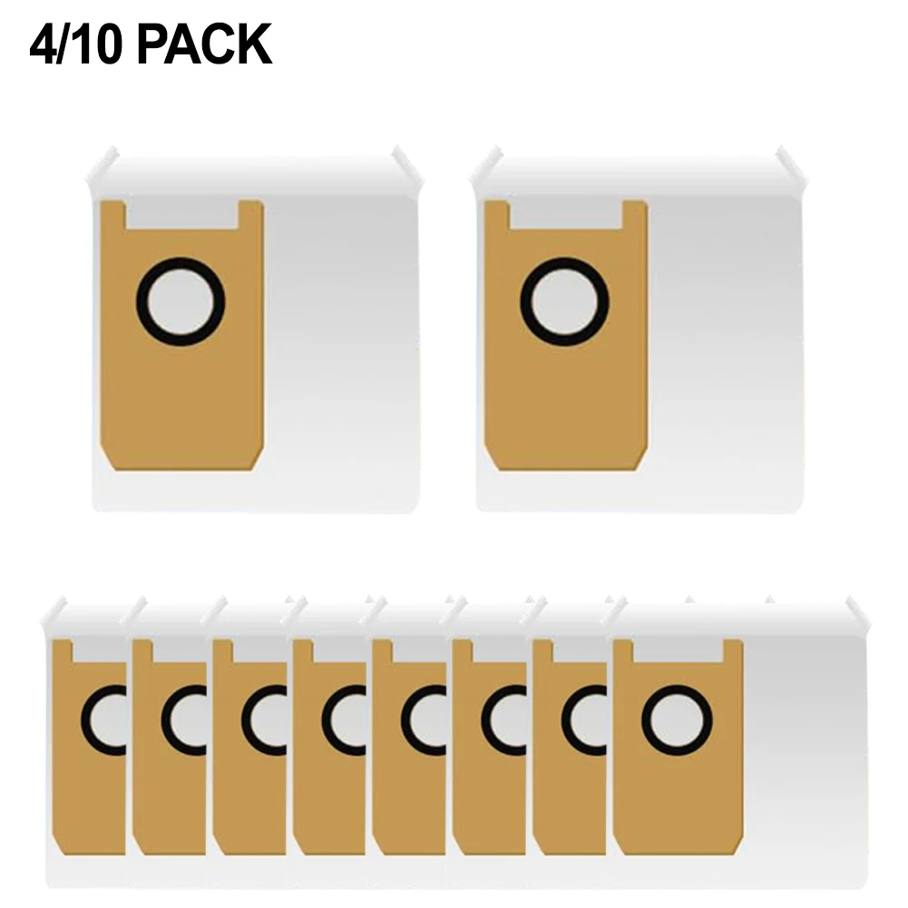 

4/10pcs Vacuum Cleaner Dust Bags Replacement For Airrobo GT21 Robot Vacuum Cleaner Household 3.5L Large Capacity Dust Bags