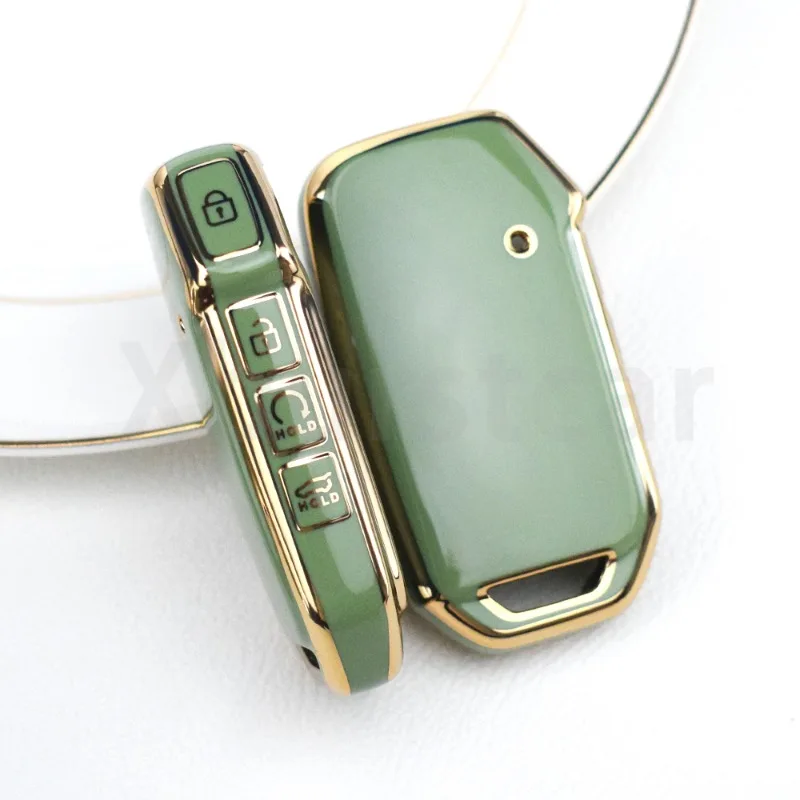 لكيا راي 2023 سبورتاج 2022 K7 2020 كادينزا 2020 سورينتو 4 سول تيلورايد K3 سيراتو 2020 بولي يوريثان سيارة مفتاح بعيد فوب غطاء #1