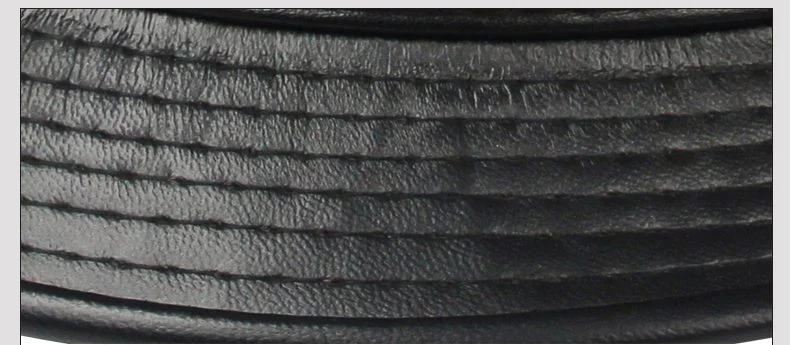 Mann hochwertiges echtes Leder Jazz Fedora Gentleman Kuhhaut kurze Krempe schwarz/braun Schaffell angepasste Zylinder männlich zeigt – Detail 12