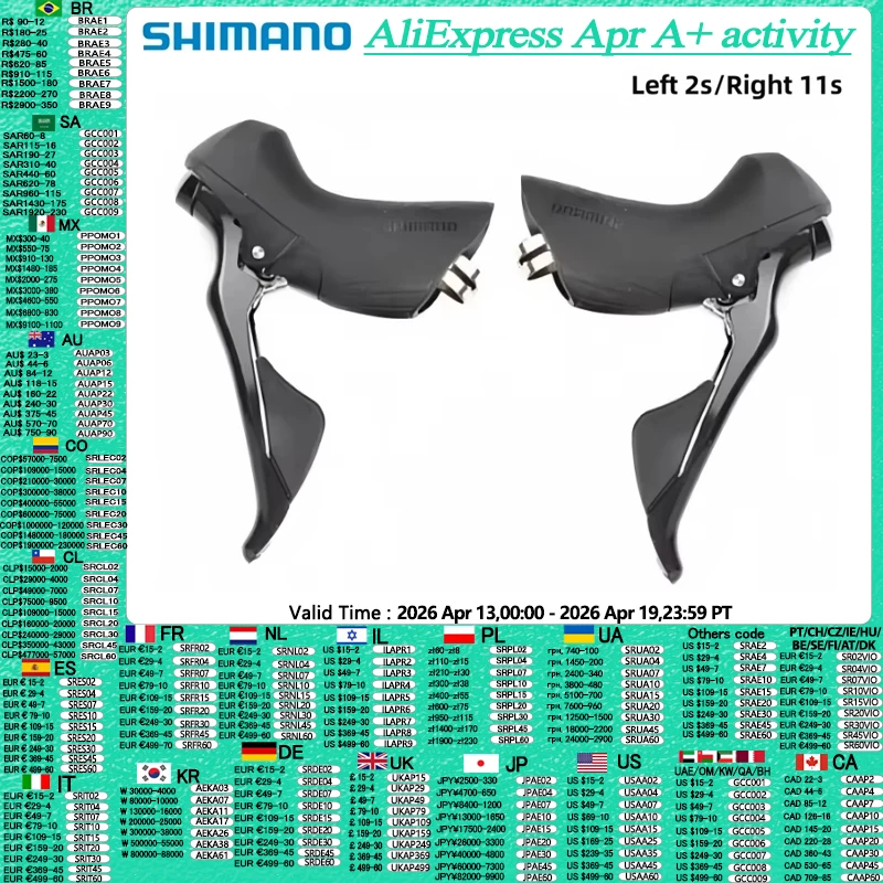 

Shimano 105 R7000 Shifter 11 Speed Road Bike 2s Left or 11s Right Shift Dual Control Lever For Road Racing Bicycle Cycling