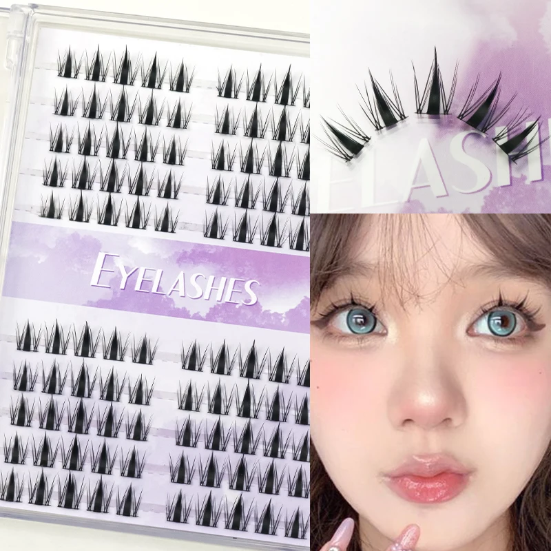 12Lines Professional DIY Clusters Eyelash Extension C Curl Individual Grafting False Eyelashes Cilia DIY At Home