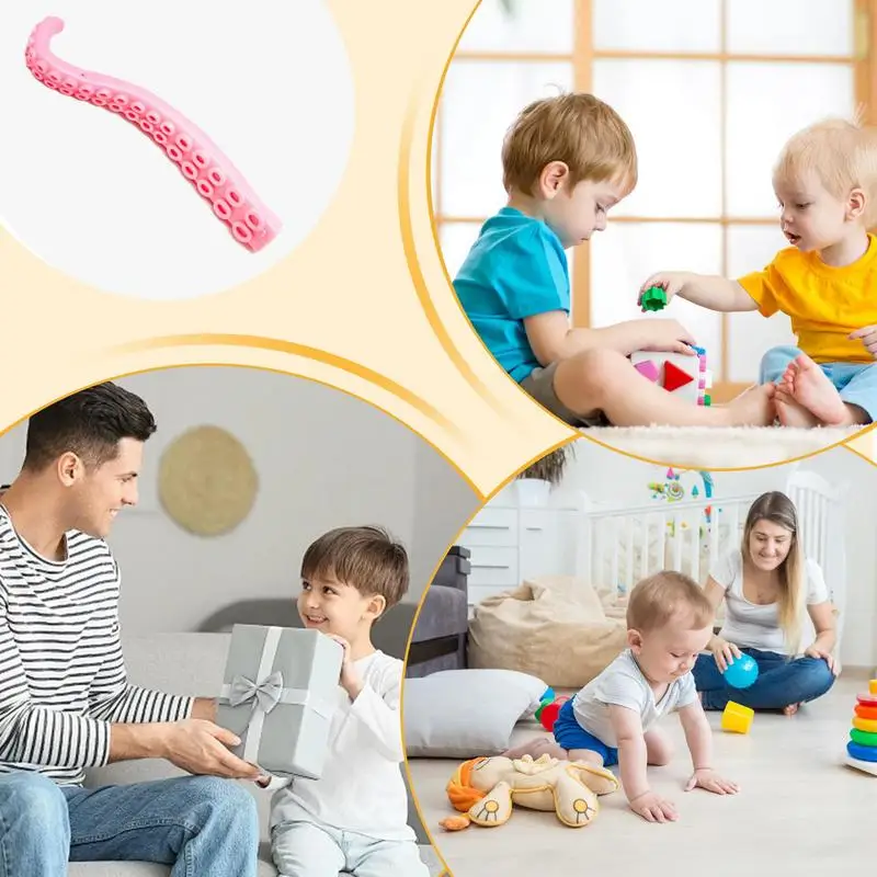 Jouet de doigt de tentacule de poulpe pour des enfants, marionnette de doigt, jouet de fidget pour des enfants, jouets de blague de bâillon, accessoires de farce pour l'intérieur et l'extérieur