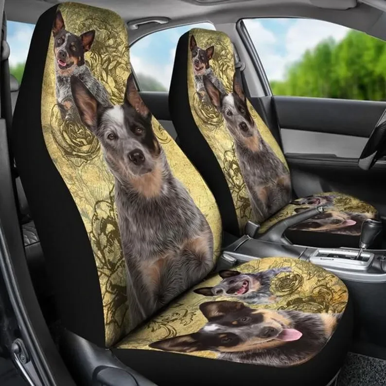 Australian Cattle Dog, Car Seat Covers, Car Accessories, Gift for Her, Custom Seat Covers, Custom Made Cover, Car Decor, Auto Se