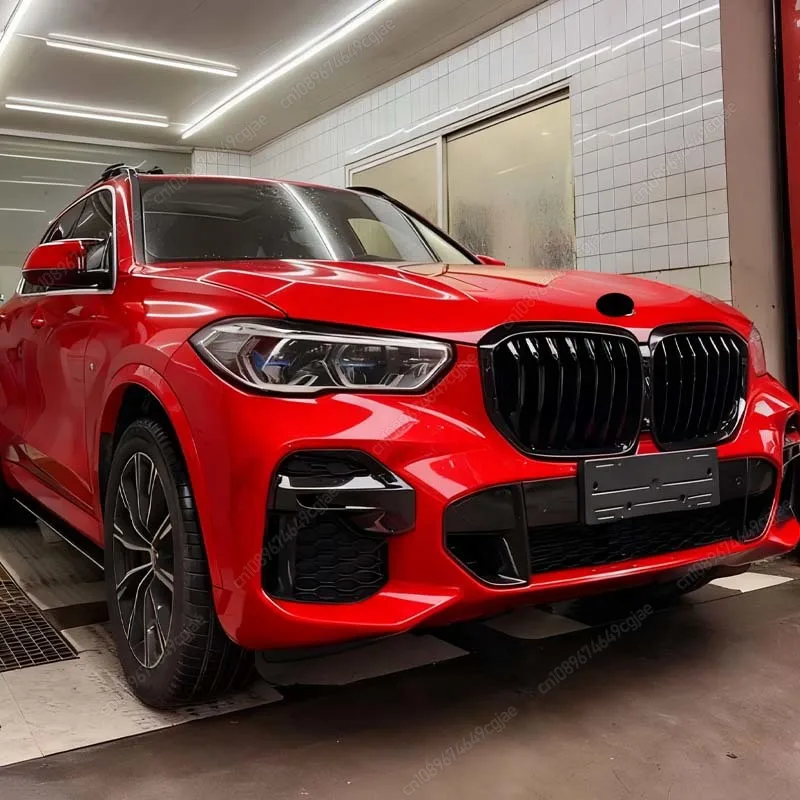 

Front Upper Grilles For BMW X5 G05 M50i M50d xDrive30d 40i 40d 45e Pre-LCI 2018-2023 Single Line Style Black Racing Grill Tuning