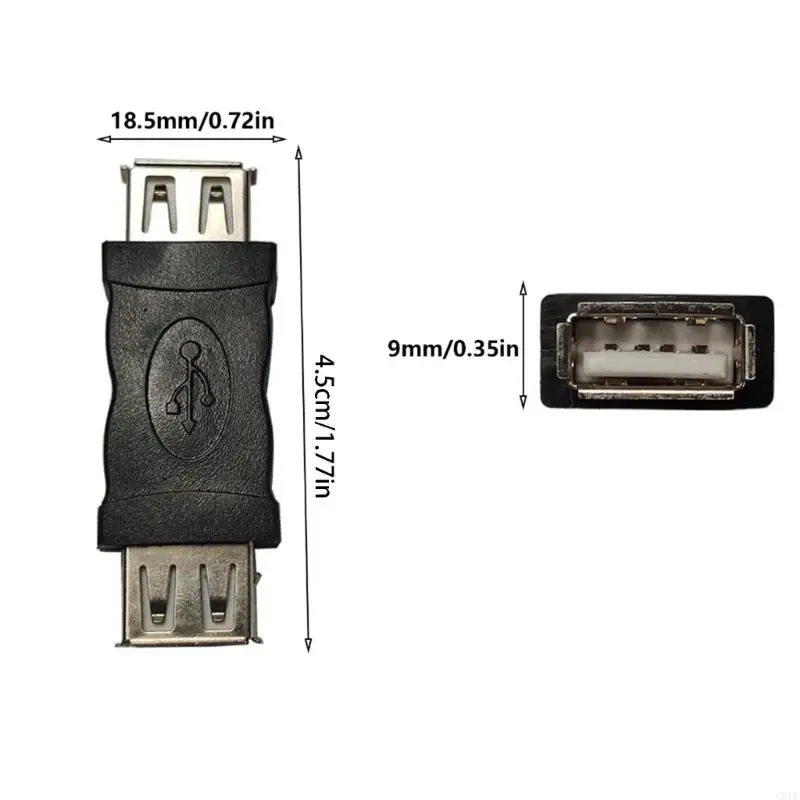 G8DF Adaptor USB Female ke Female Konektor USB Female ke Female untuk Koneksi yang Mudah dan Catu Daya yang Konsisten