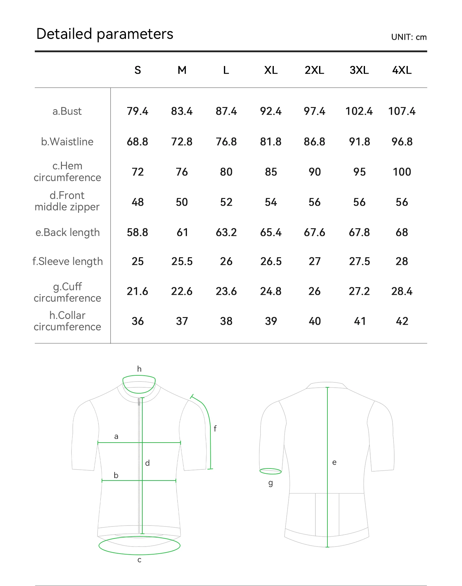 ROCKBROS Radtrikot, Sommer, kurzärmelig, atmungsaktiv, hochelastisch, schnelltrocknend, Sportbekleidung, Fahrradbekleidung, winddicht. – Detail 14