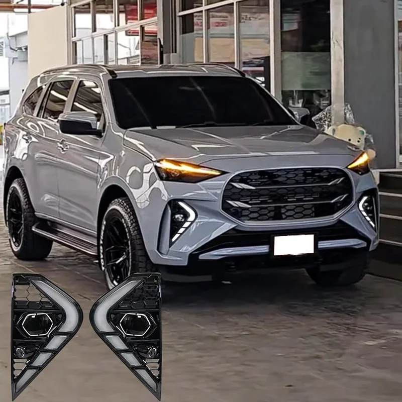 

Suitable for 2024-2026 Isuzu MU-X front bumper lights, daytime running lights, front fog lights, and turn signal accessories