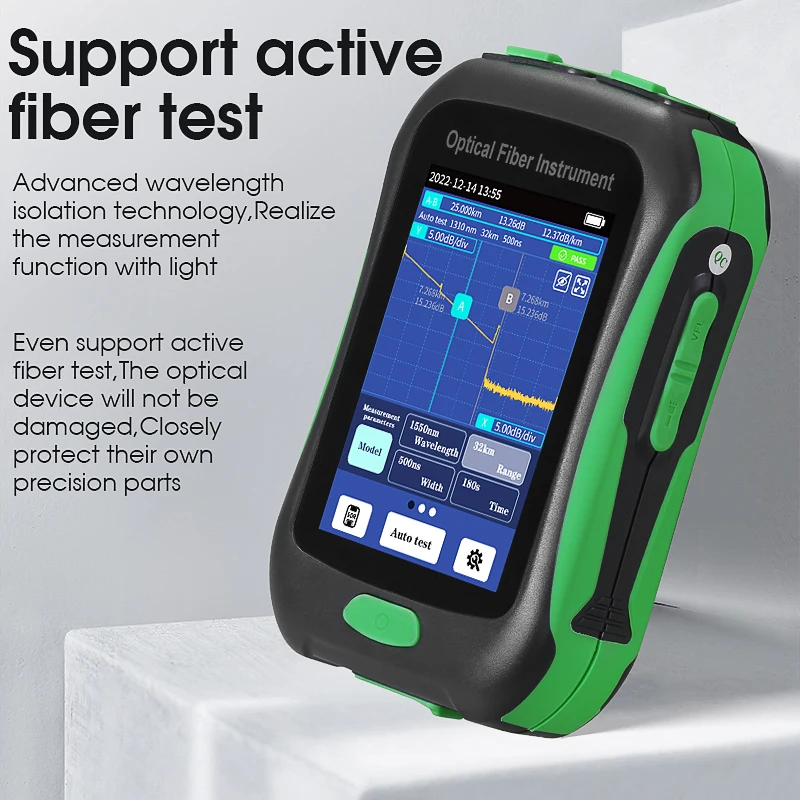 ミニアクティブファイバーライブテスト,AUA-16A/u,otdr,1550nm,20db,80km,scコネクタ,sc,apc,upc,コンバータ