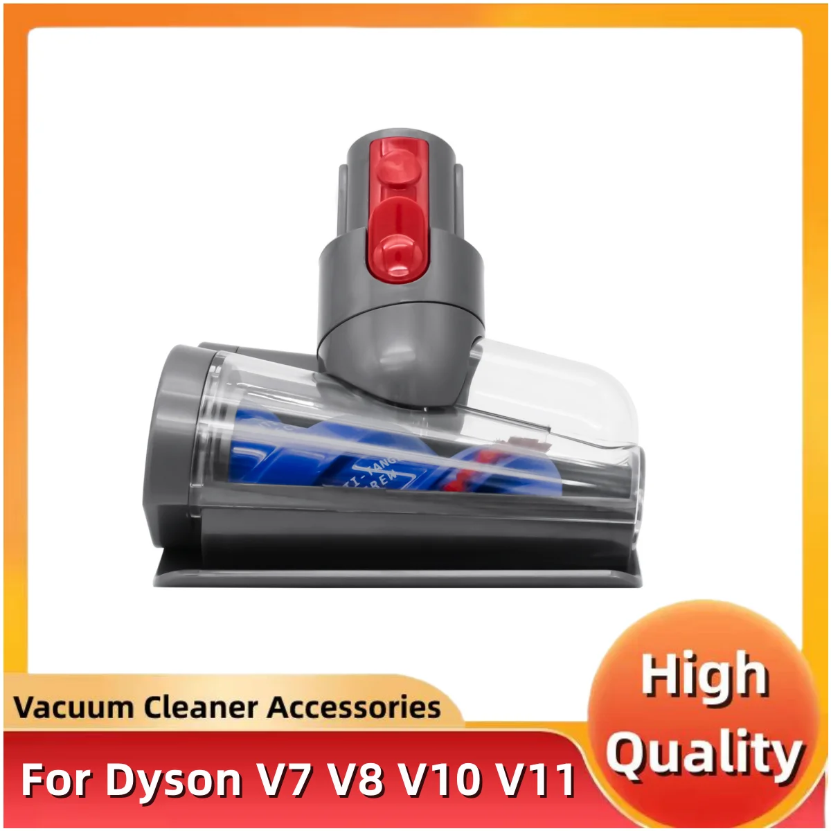 

Mini Motorized Tool Brush Head for Dyson V7 V8 V10 V11 V15 Stick Vacuum Cleaner Mite Removal Suction Head Parts