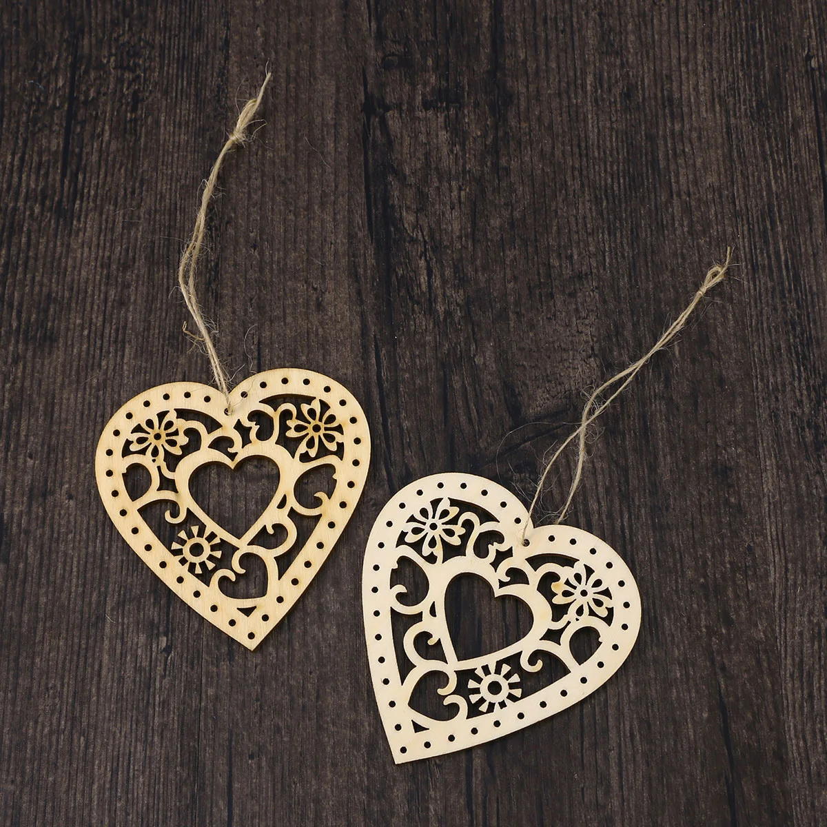 

10pcs 80Mm Wood Slice Decoration Natural Craft Material For Diy Ornament Art Project Wooden Embellishments Handicraft