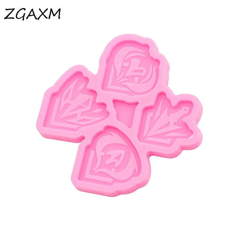 LM 617 Genshin impact Silicone Mold ice cream Cake Chocolate Mold Shiny DIY Polymer Clay Epoxy Resin Jewellery Silicone Mold