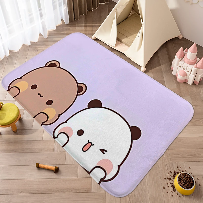 Custom Bath Mat A-Bubu And Dudus Anime Carpet for Bedroom Washable Non-slip Kitchen Rug Aesthetic Floor Mats Sleeping Room Rugs