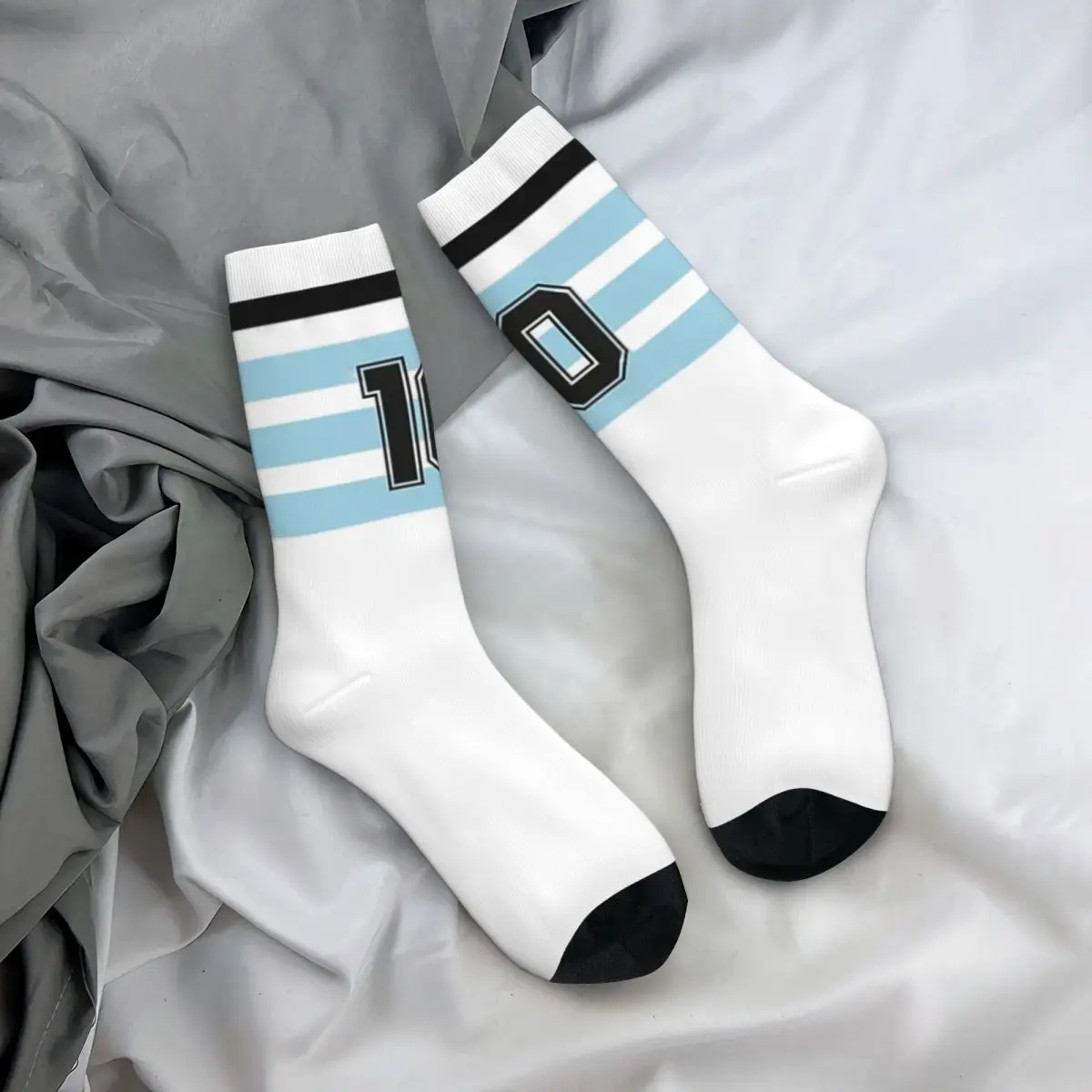 D10S - Argentina 86 Socks08 calzini Harajuku calze assorbenti per il sudore calze lunghe per tutte le stagioni accessori regalo di compleanno Unisex