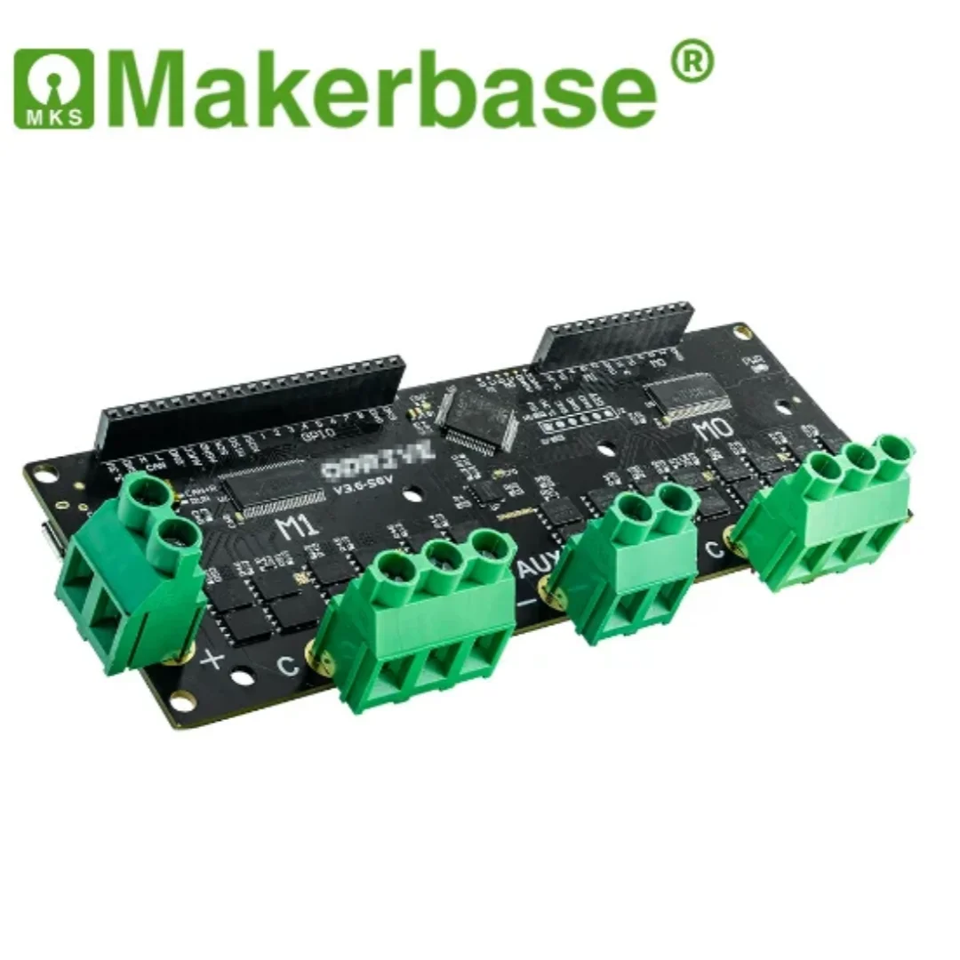 Makerbase-高精度ブラシレスサーボモーターコントローラー、アップグレード、xdrive3.6、56v、xdrive3.6に基づく