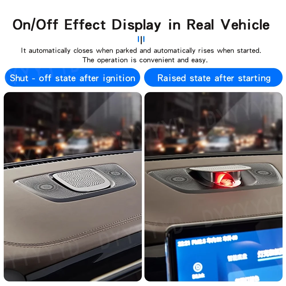 For BYD Han Seal 06 speaker DMI automatic lifting center Tweeters audio EV treble ambient light modification Car Sound Speakers