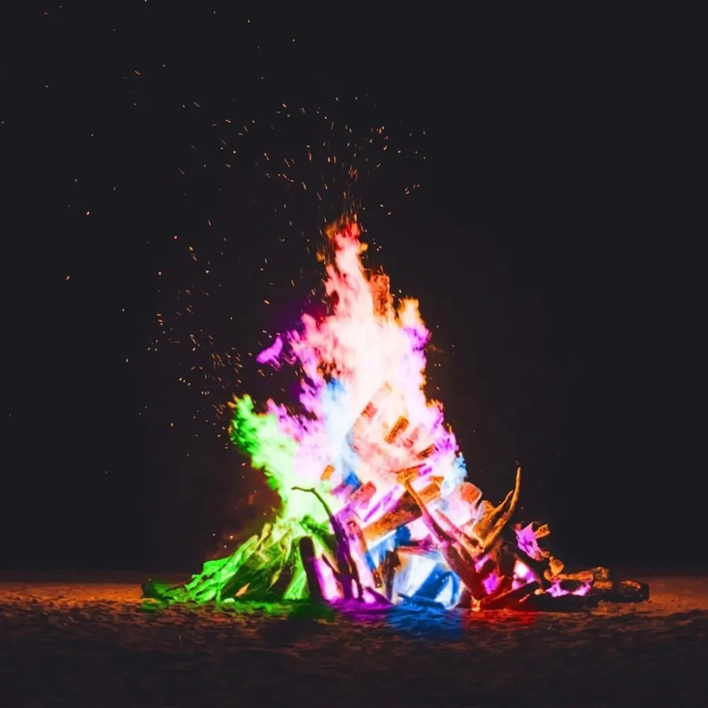 Magic Fire Color Changing Powder For Camping Bonfire Party Decorative Flame Pigment Outdoor Travel Accessories Supply